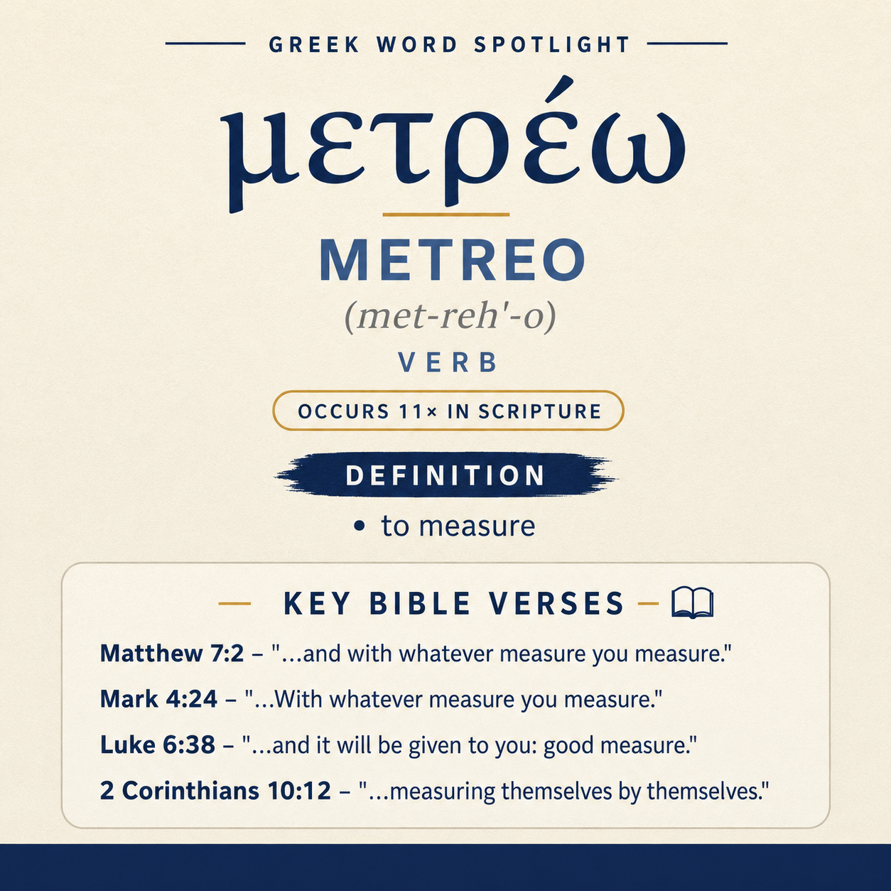 Exploring the Meaning of Metreo in Greek statistics