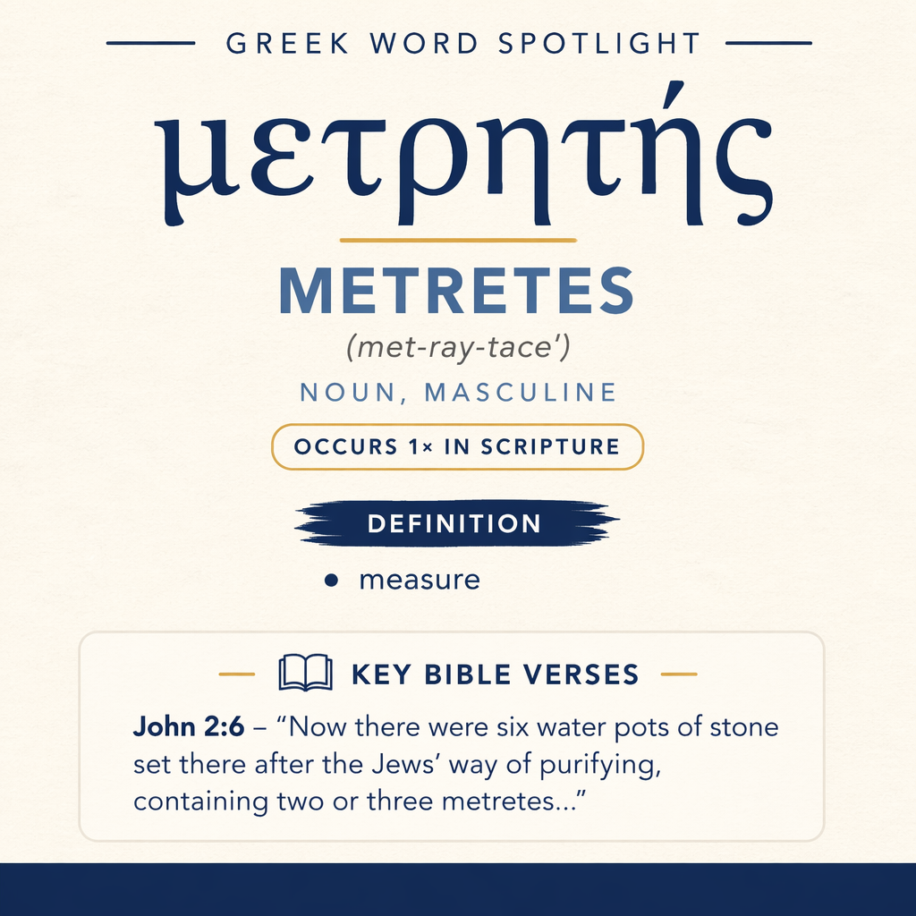Exploring the Meaning of Metretes in Greek statistics