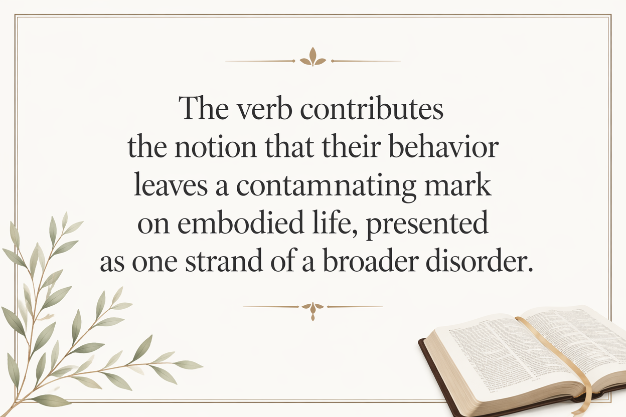 Key insight about Exploring the Meaning of Miaino in Greek