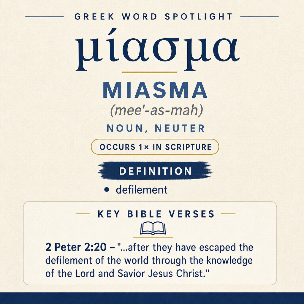 Exploring the Meaning of Miasma in Greek statistics