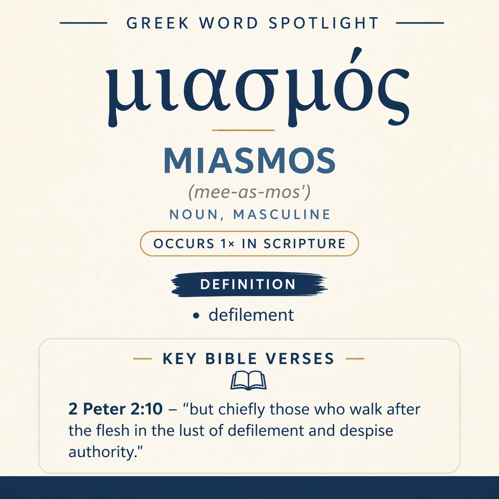 Exploring the Meaning of Miasmos in Greek statistics