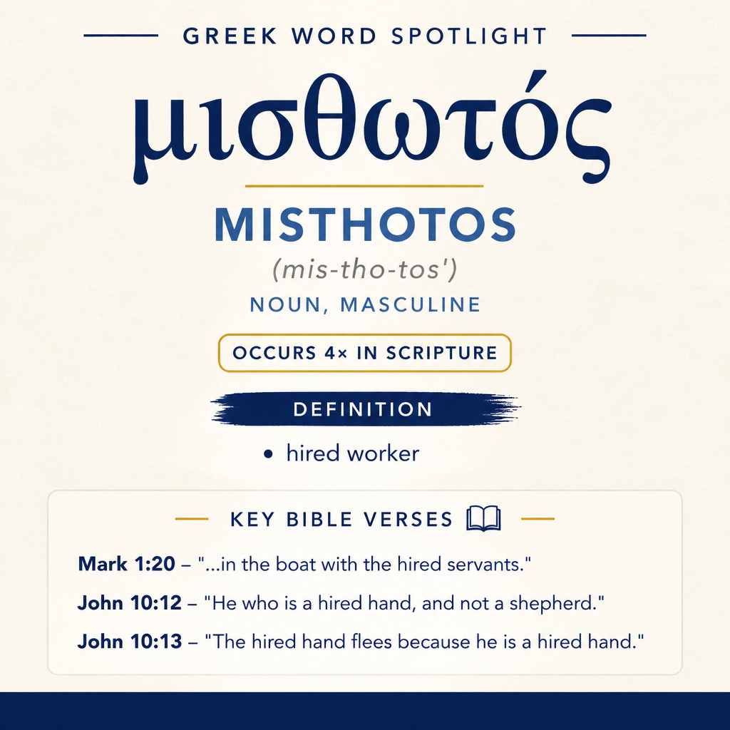 Exploring the Meaning of Misthotos in Greek statistics