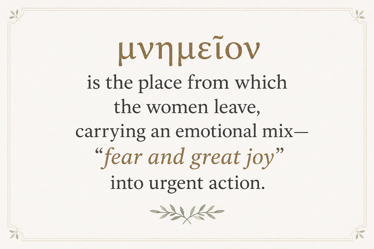 Key insight about Exploring the Meaning of Mnemeion in Greek