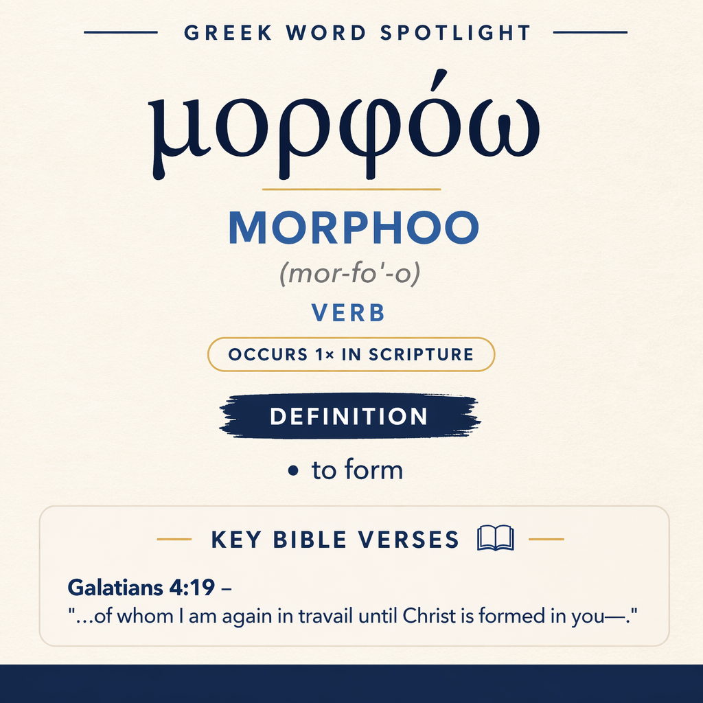 Exploring the Meaning of Morphoo in Greek statistics