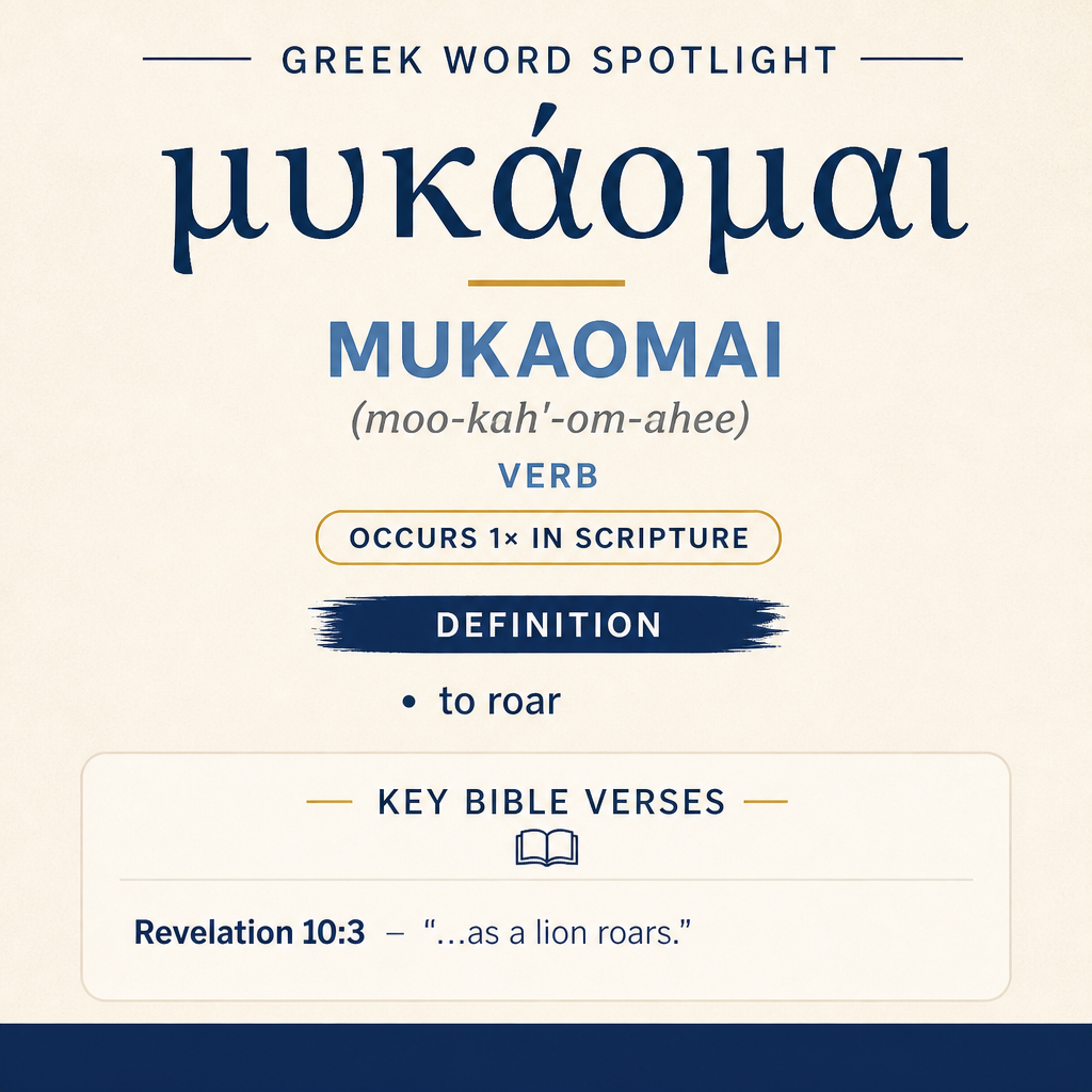Exploring the Meaning of Mukaomai in Greek statistics