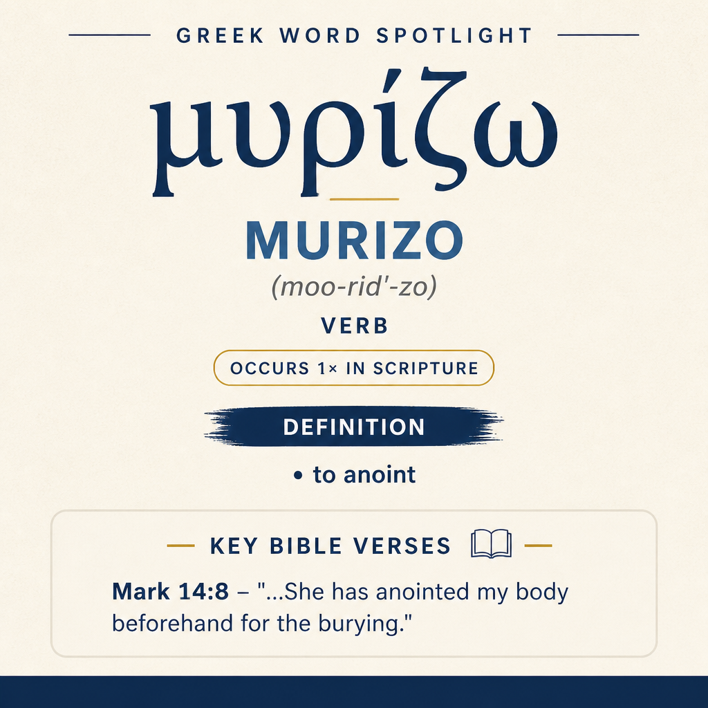 Exploring the Meaning of Murizo in Greek statistics