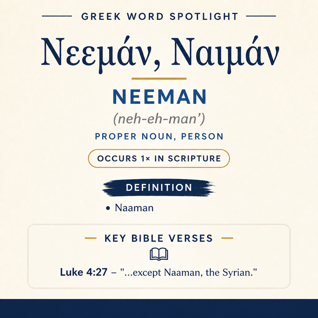 Exploring the Meaning of Neeman in Greek statistics