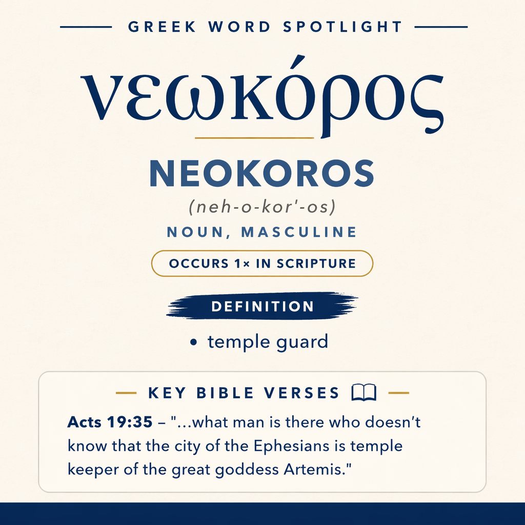 Exploring the Meaning of Neokoros in Greek statistics