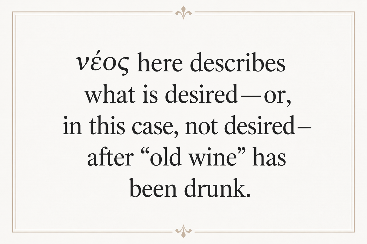 Key insight about Exploring the Meaning of Neos in Greek