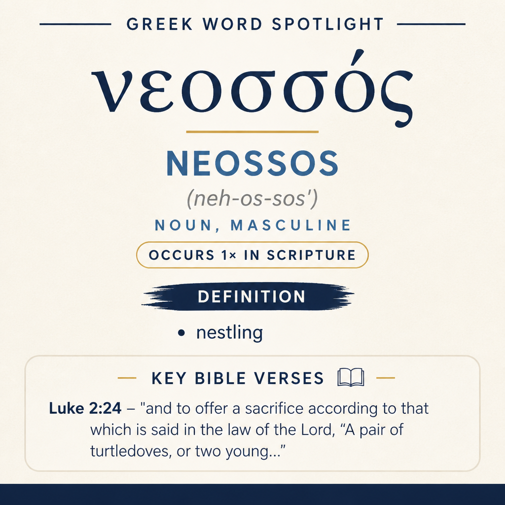 Exploring the Meaning of Neossos in Greek statistics