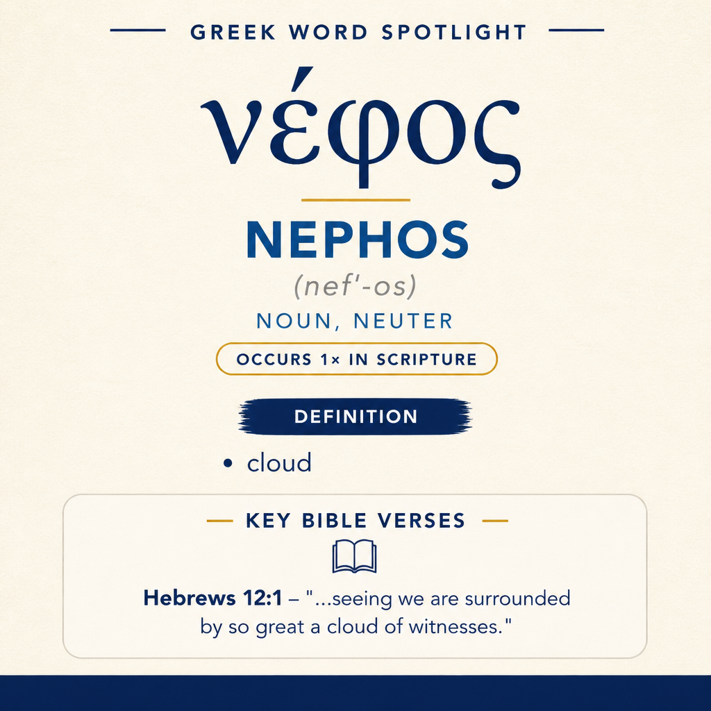 Exploring the Meaning of Nephos in Greek statistics
