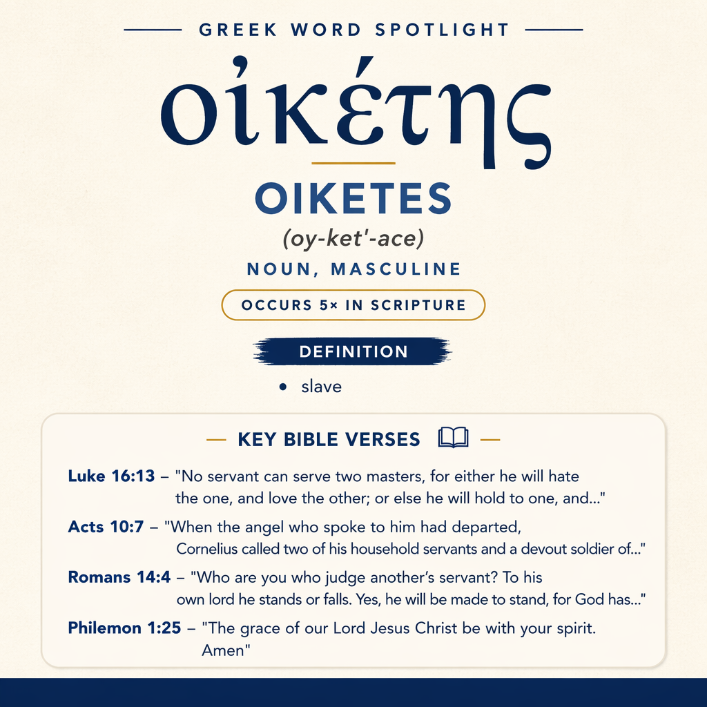 Exploring the Meaning of Oiketes in Greek statistics