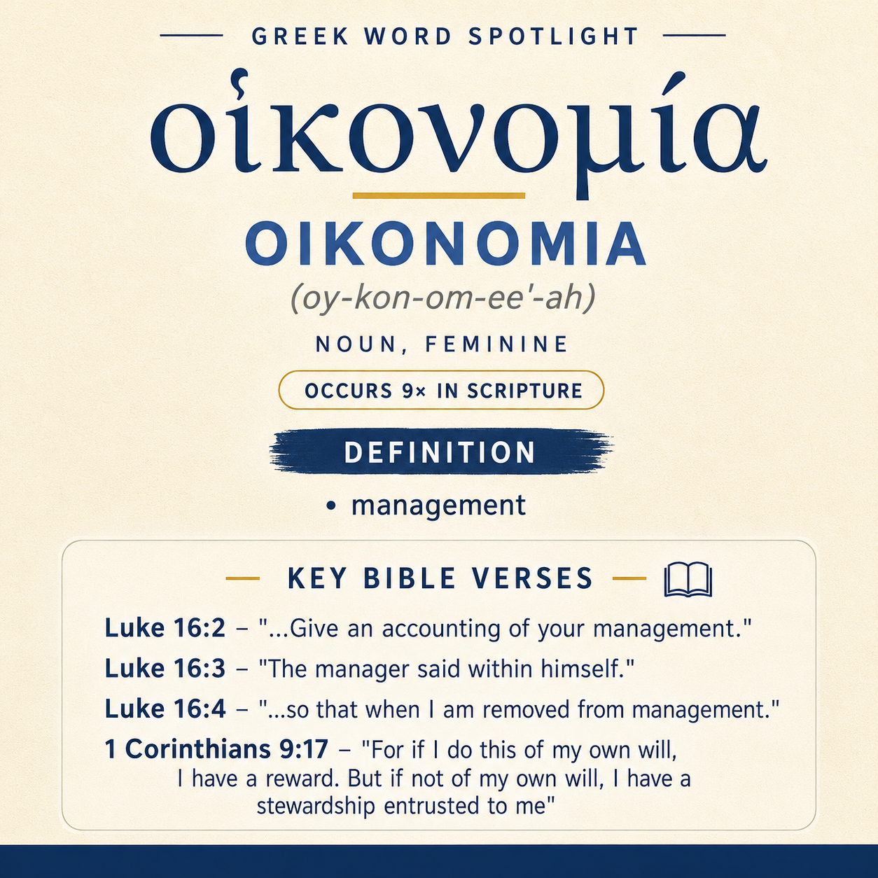 Exploring the Meaning of Oikonomia in Greek statistics