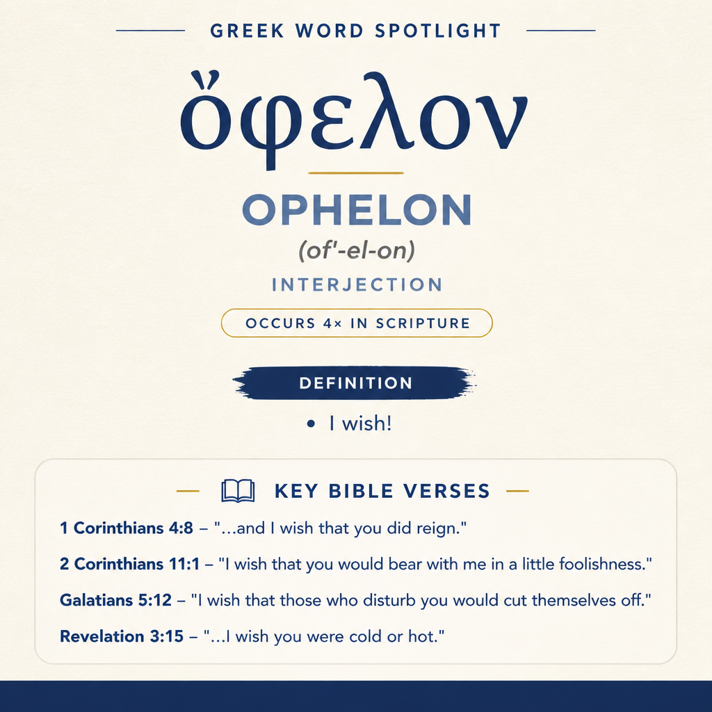 Exploring the Meaning of Ophelon in Greek statistics