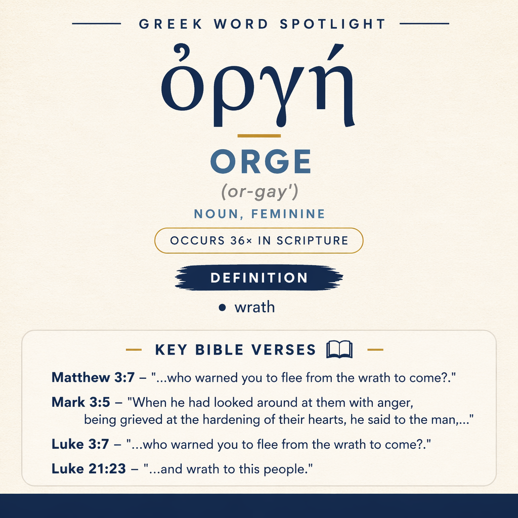 Exploring the Meaning of Orge in Greek statistics