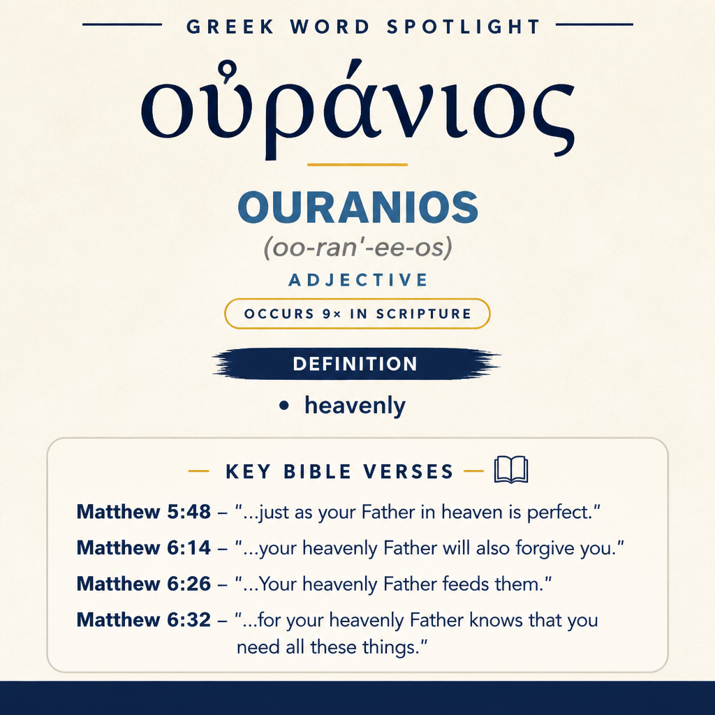 Exploring the Meaning of Ouranios in Greek statistics
