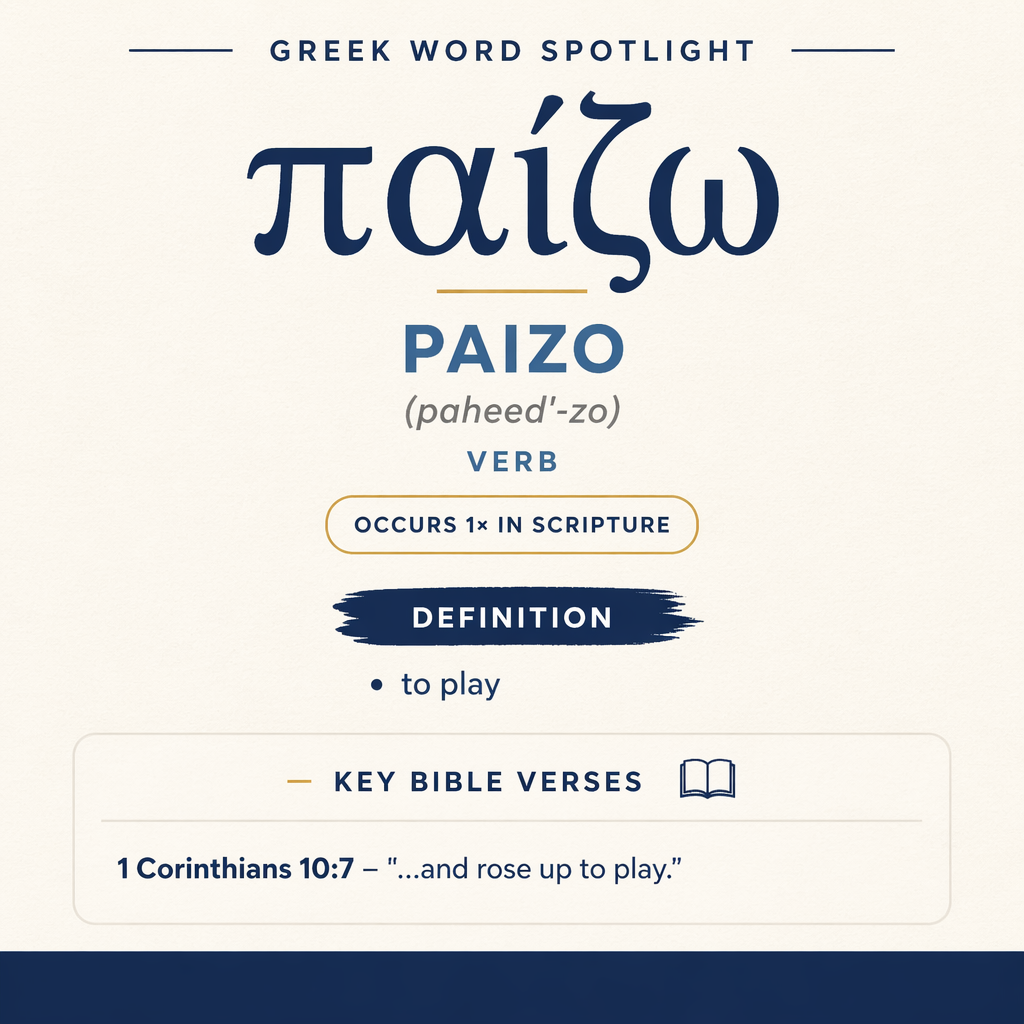 Exploring the Meaning of Paizo in Greek statistics