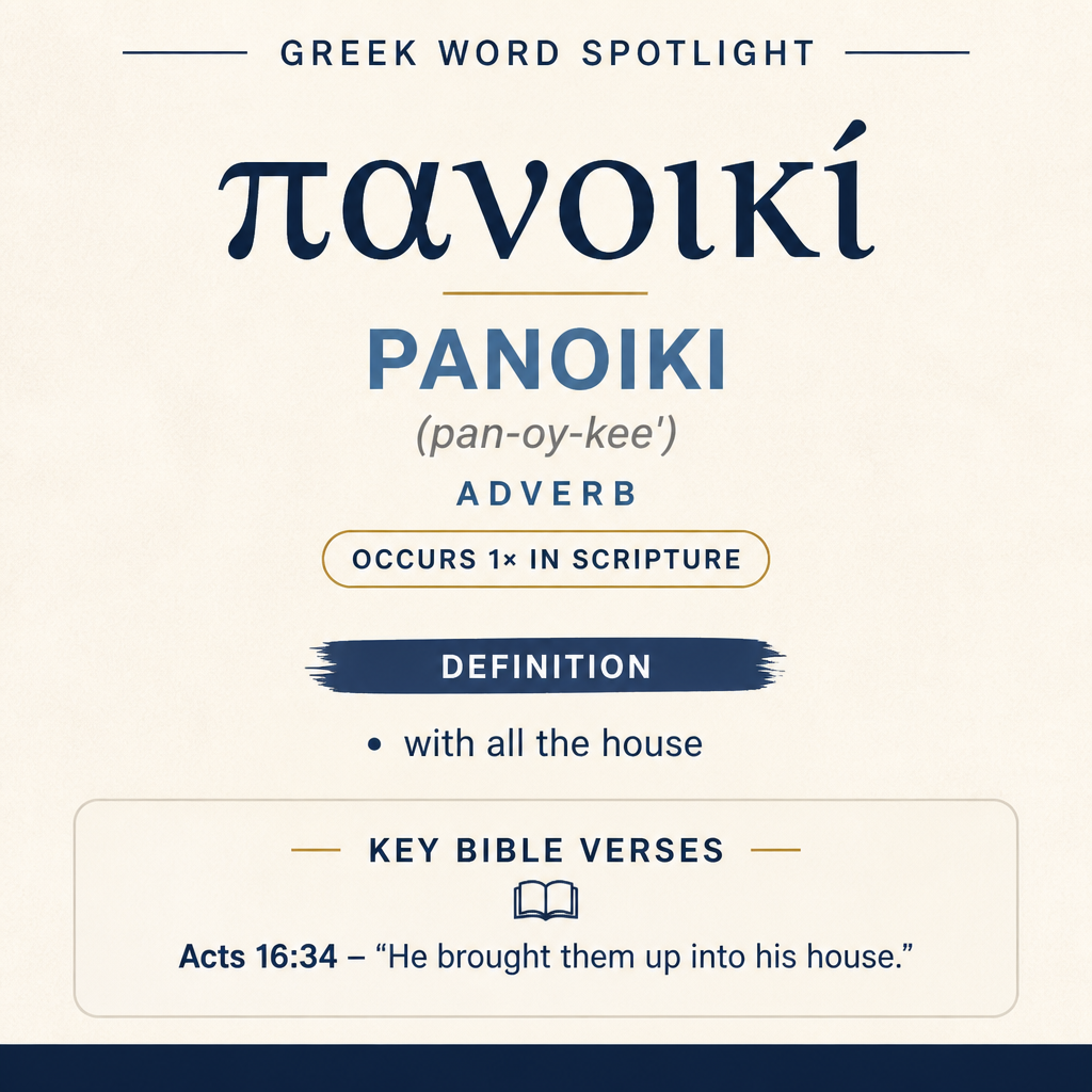 Exploring the Meaning of Panoiki in Greek statistics