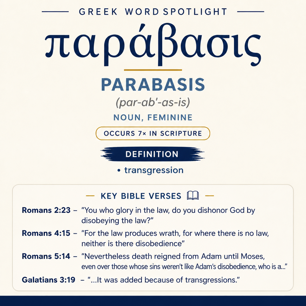 Exploring the Meaning of Parabasis in Greek statistics