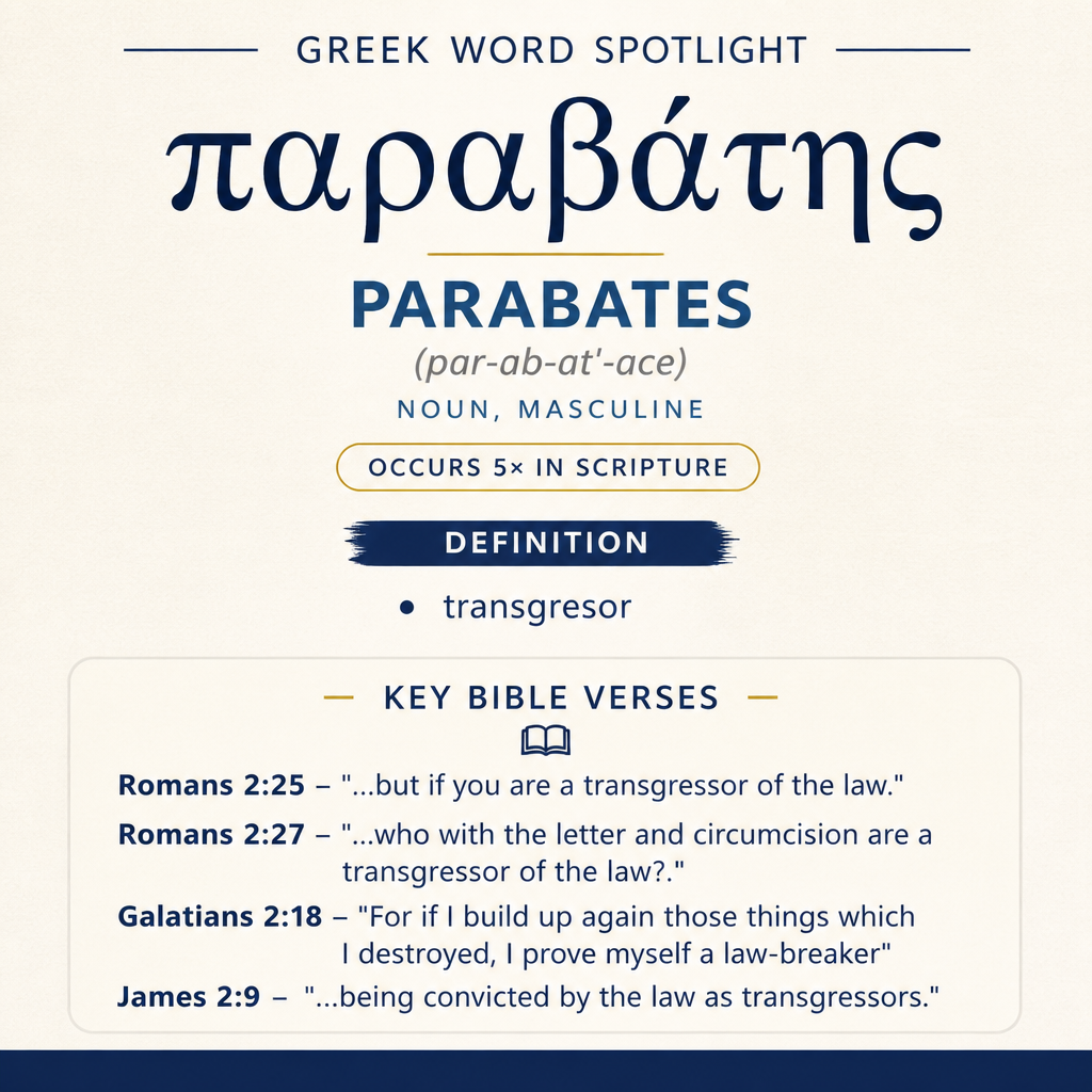 Exploring the Meaning of Parabates in Greek statistics