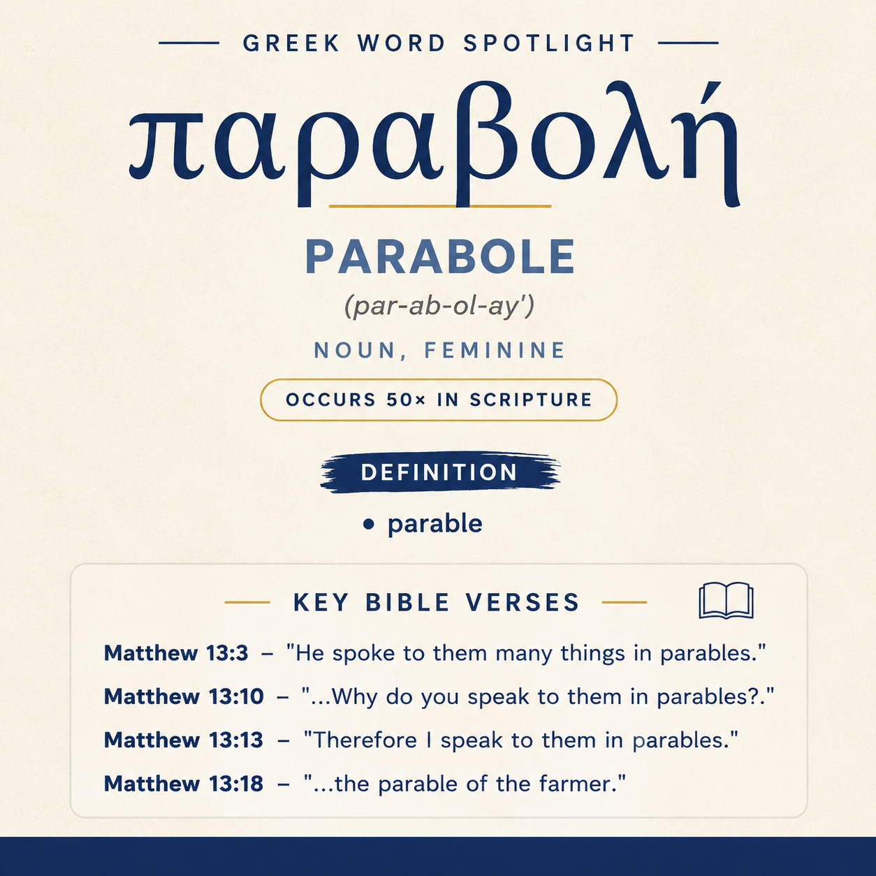 Exploring the Meaning of Parabole in Greek statistics