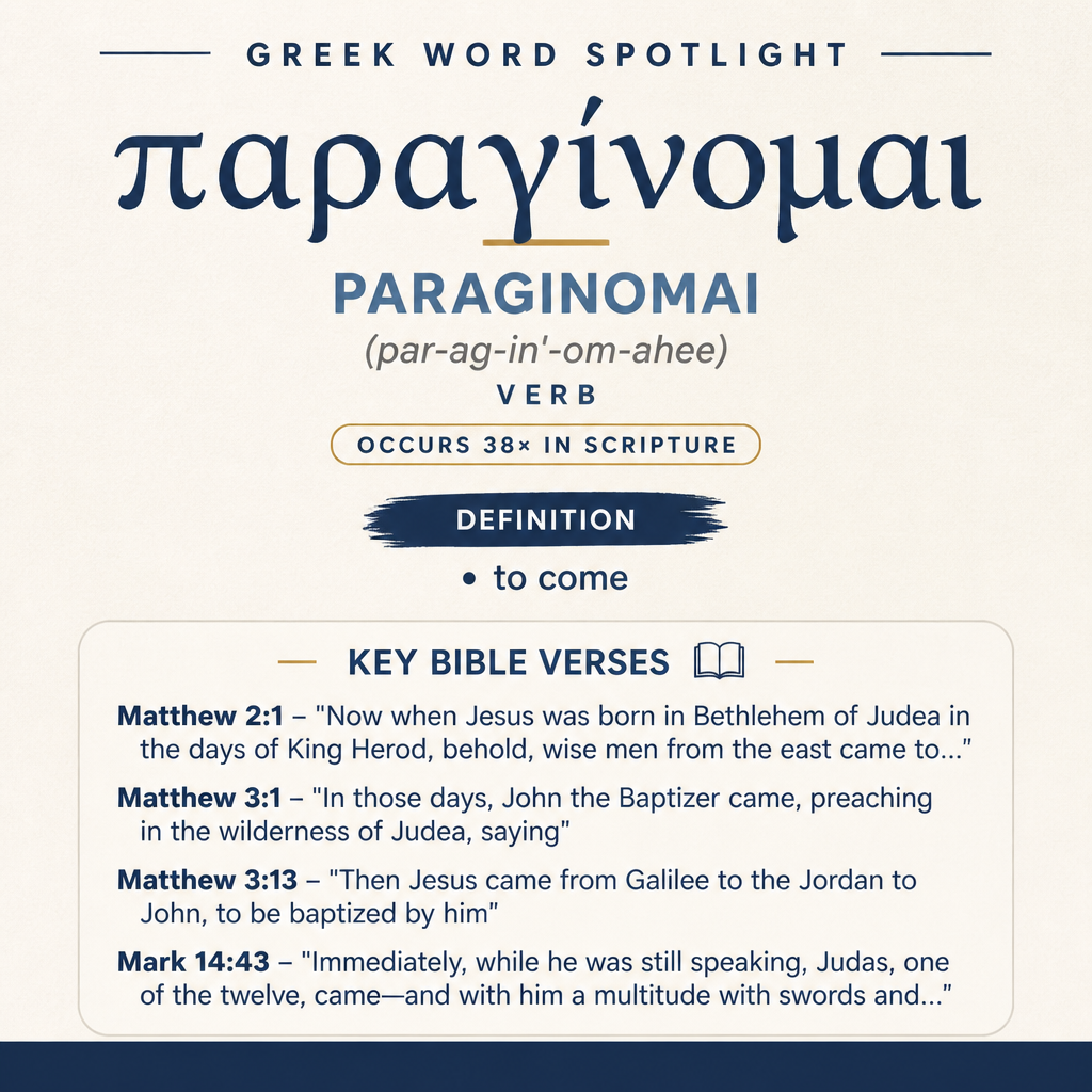 ” (Luke 8:19) The verb is used twice in this sentence to contrast intention with impediment.