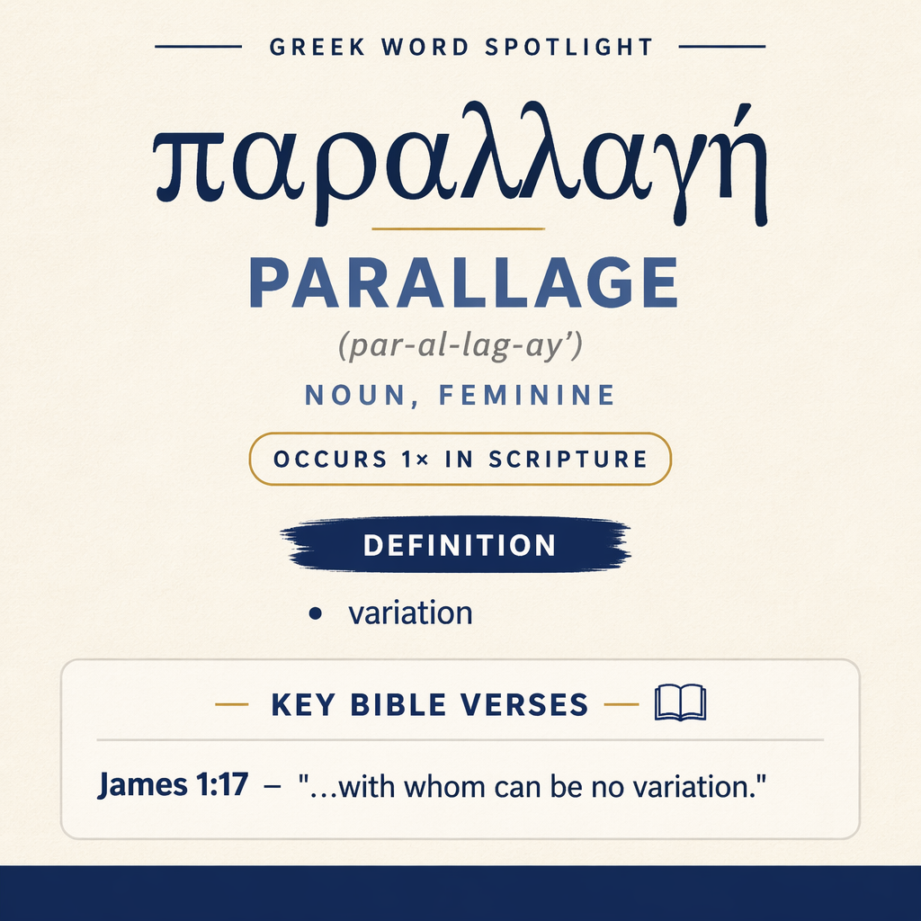Exploring the Meaning of Parallage in Greek statistics