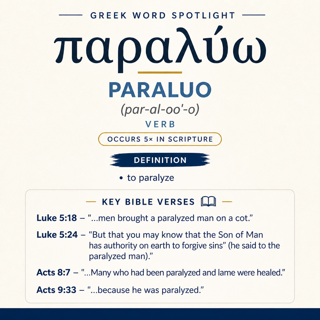 Exploring the Meaning of Paraluo in Greek statistics