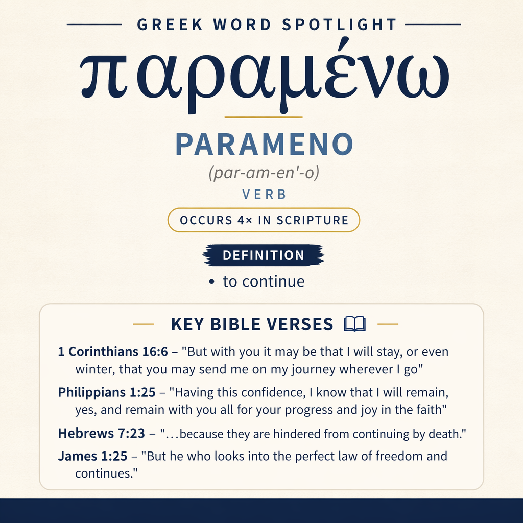Exploring the Meaning of Parameno in Greek statistics