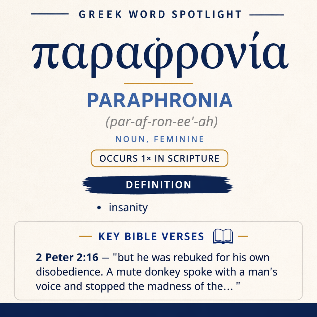 Exploring the Meaning of Paraphronia in Greek statistics