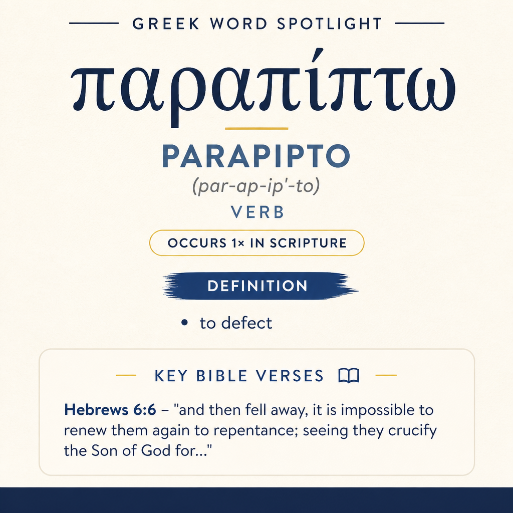 Exploring the Meaning of Parapipto in Greek statistics