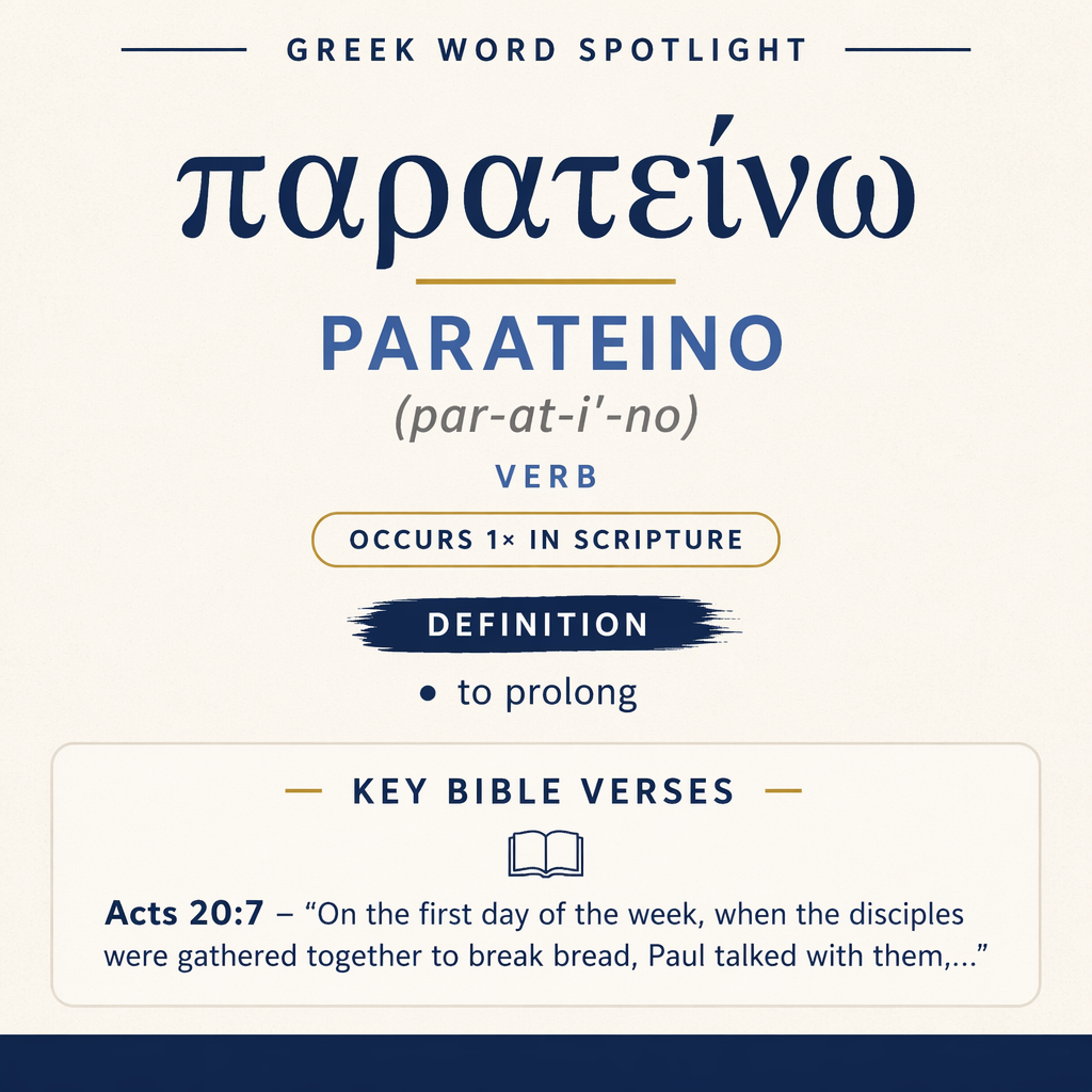 Exploring the Meaning of Parateino in Greek statistics