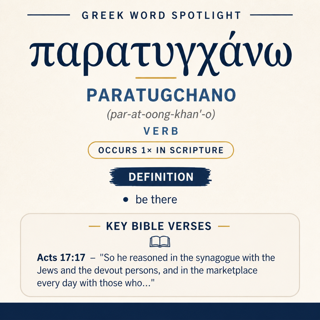Exploring the Meaning of Paratugchano in Greek statistics