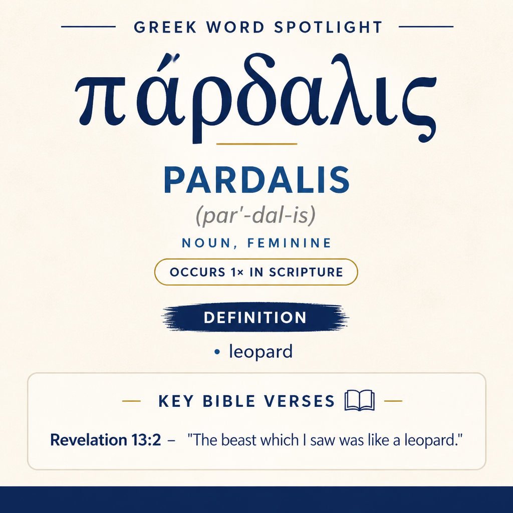 Exploring the Meaning of Pardalis in Greek statistics