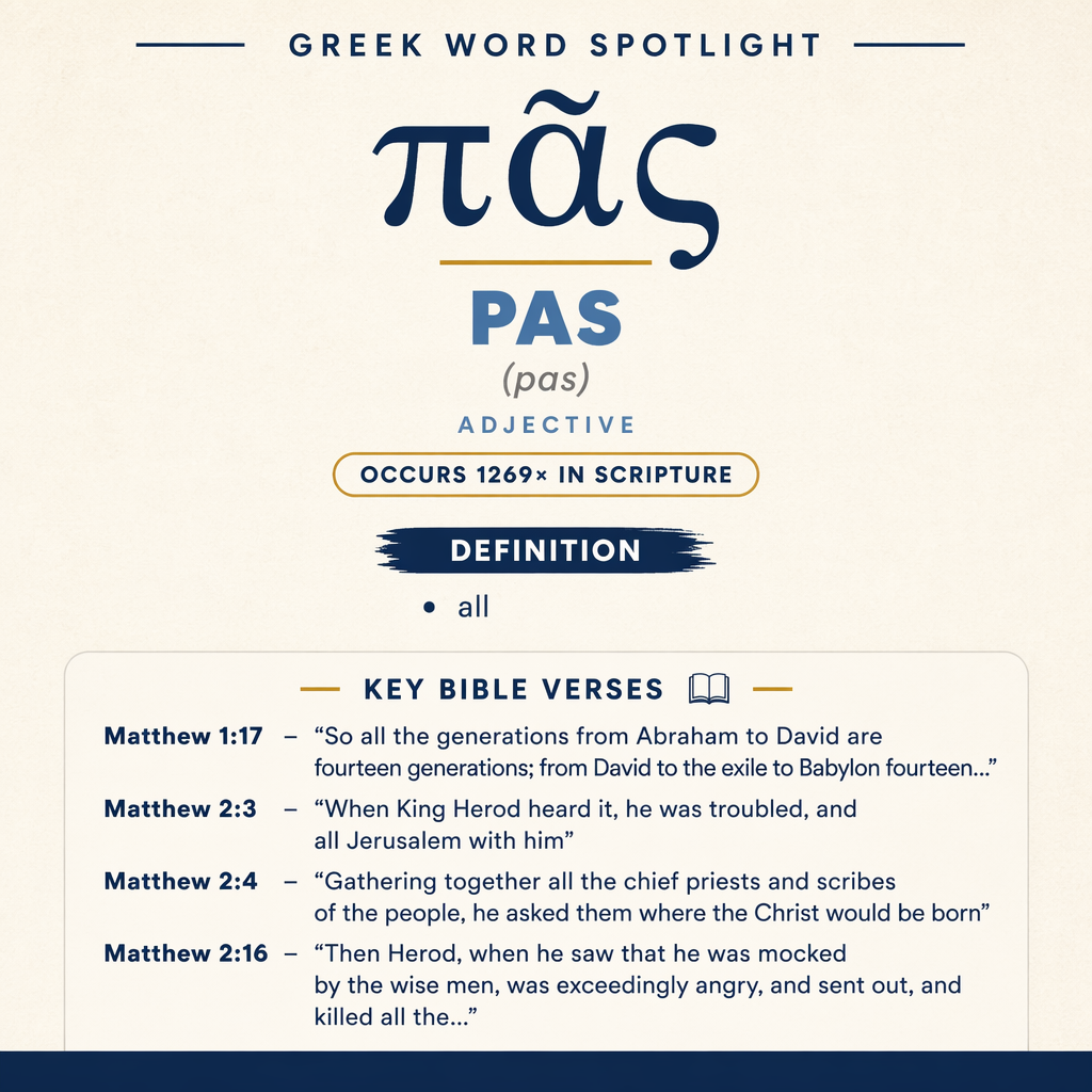 Exploring the Meaning of Pas in Greek statistics