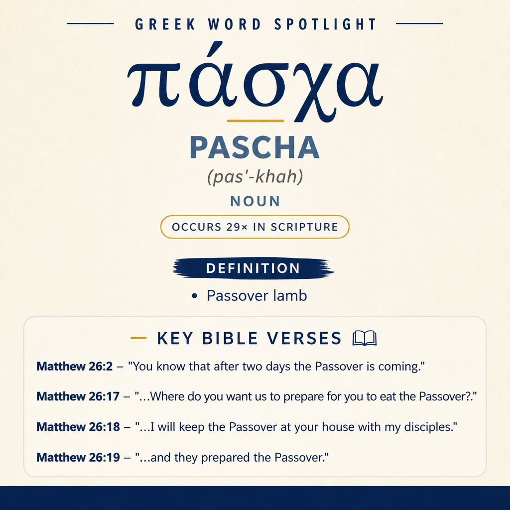 Exploring the Meaning of Pascha in Greek statistics
