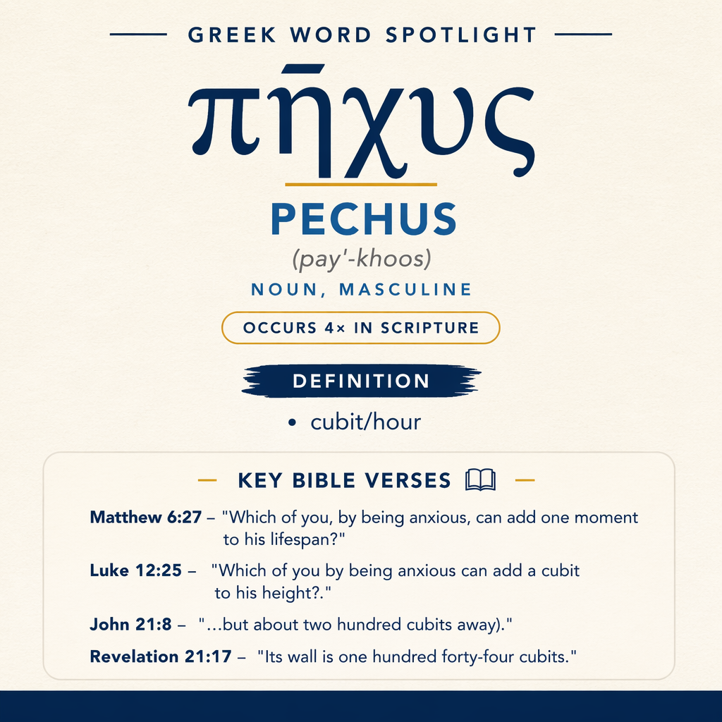 Exploring the Meaning of Pechus in Greek statistics