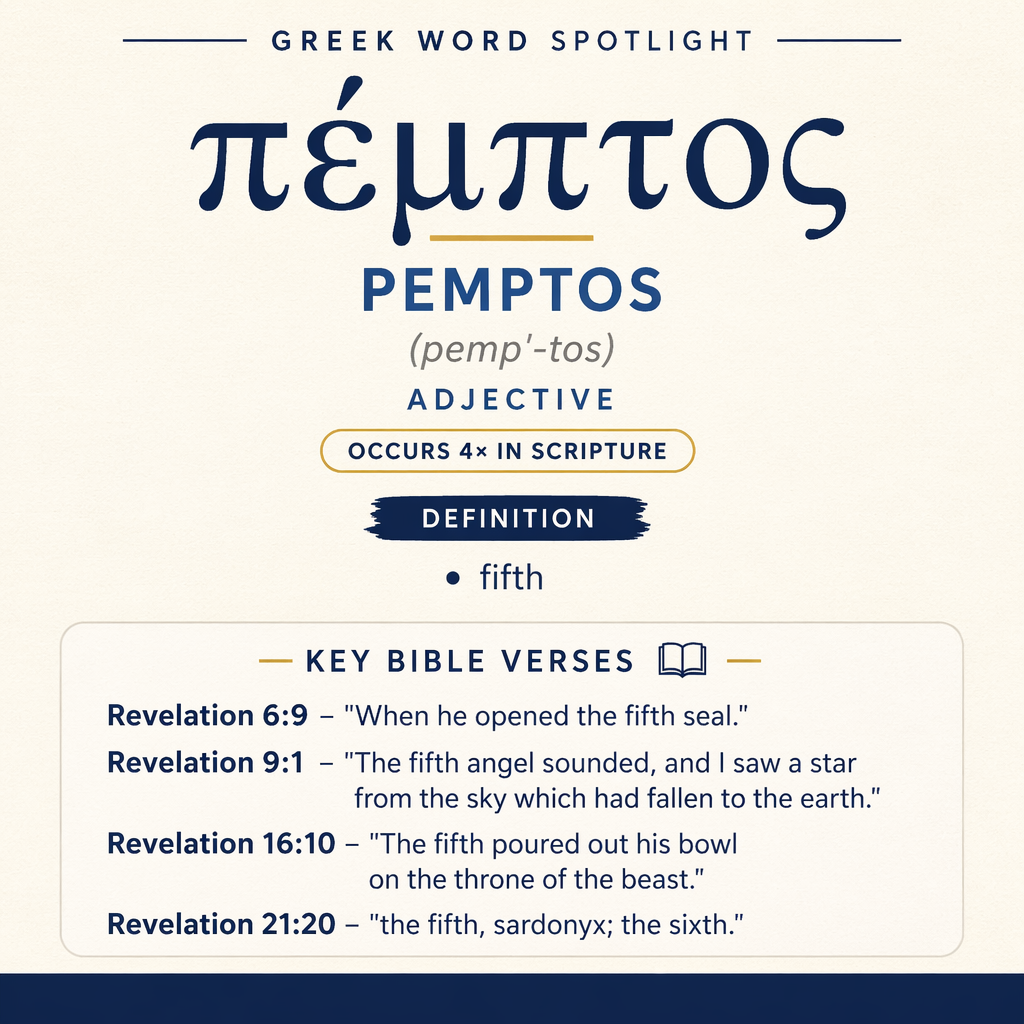 Exploring the Meaning of Pemptos in Greek statistics