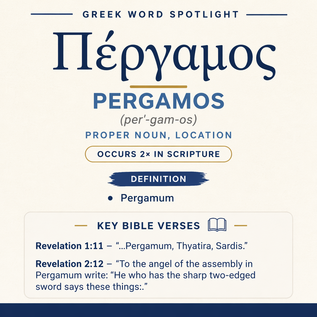 Exploring the Meaning of Pergamos in Greek statistics