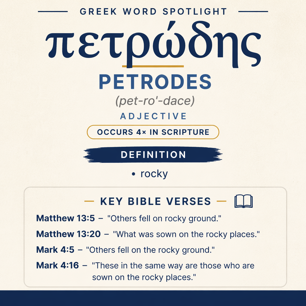 Exploring the Meaning of Petrodes in Greek statistics