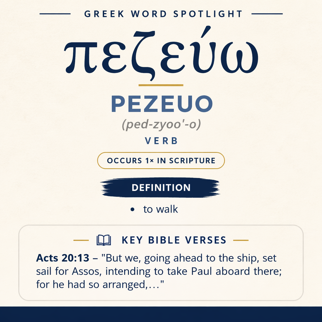 Exploring the Meaning of Pezeuo in Greek statistics