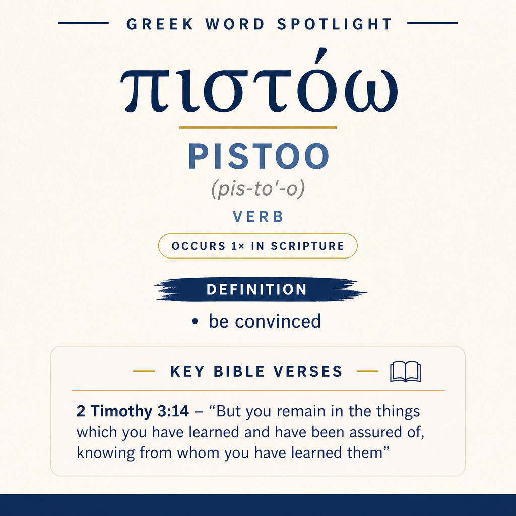 Exploring the Meaning of Pistoo in Greek statistics