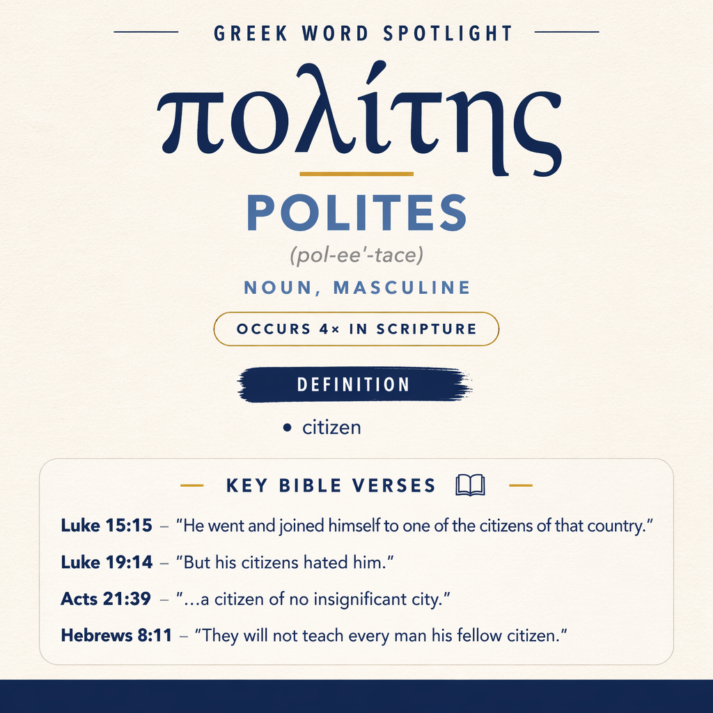 Exploring the Meaning of Polites in Greek statistics