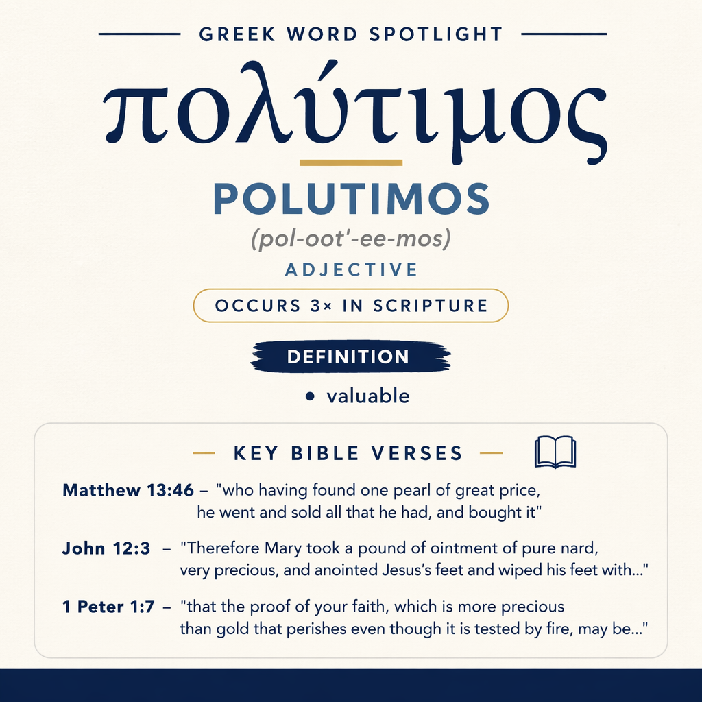 Exploring the Meaning of Polutimos in Greek statistics