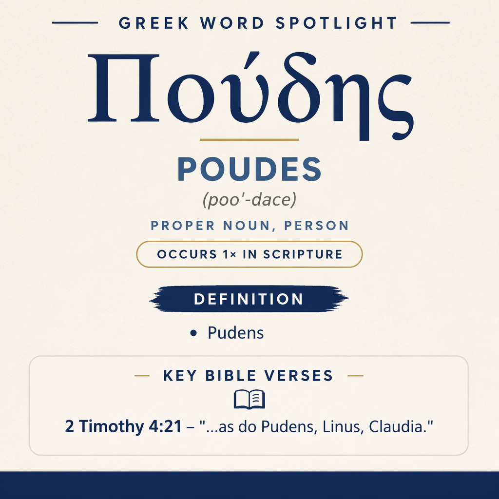 Exploring the Meaning of Poudes in Greek statistics