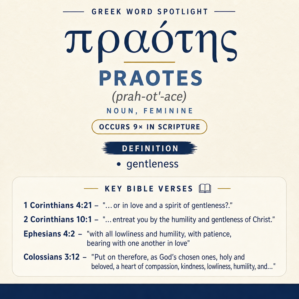 Exploring the Meaning of Praotes in Greek statistics