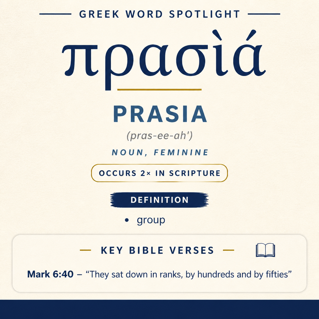 Exploring the Meaning of Prasia in Greek statistics