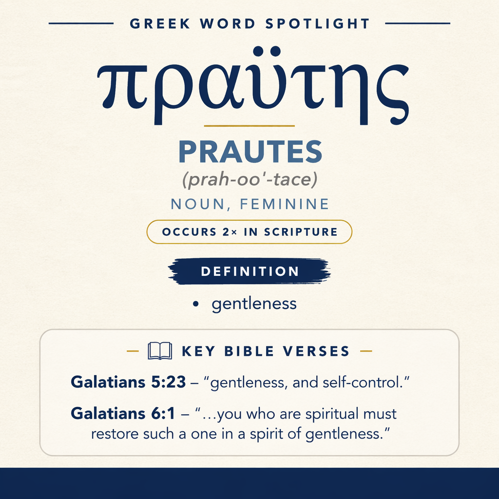 Exploring the Meaning of Prautes in Greek statistics