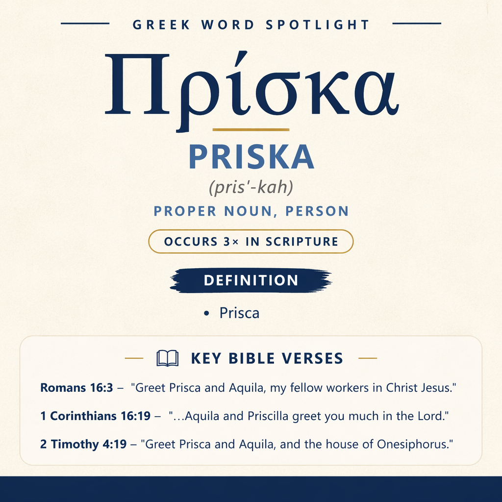 Exploring the Meaning of Priska in Greek statistics