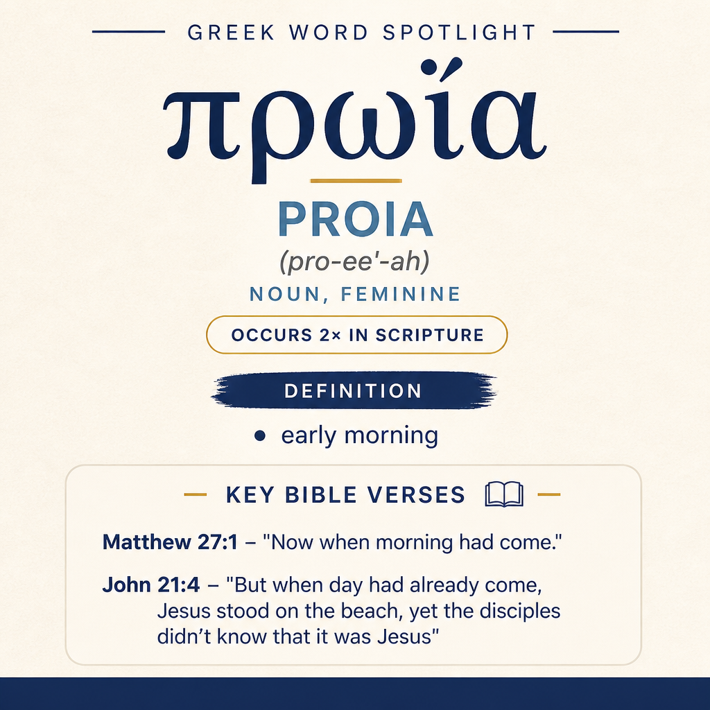 Exploring the Meaning of Proia in Greek statistics